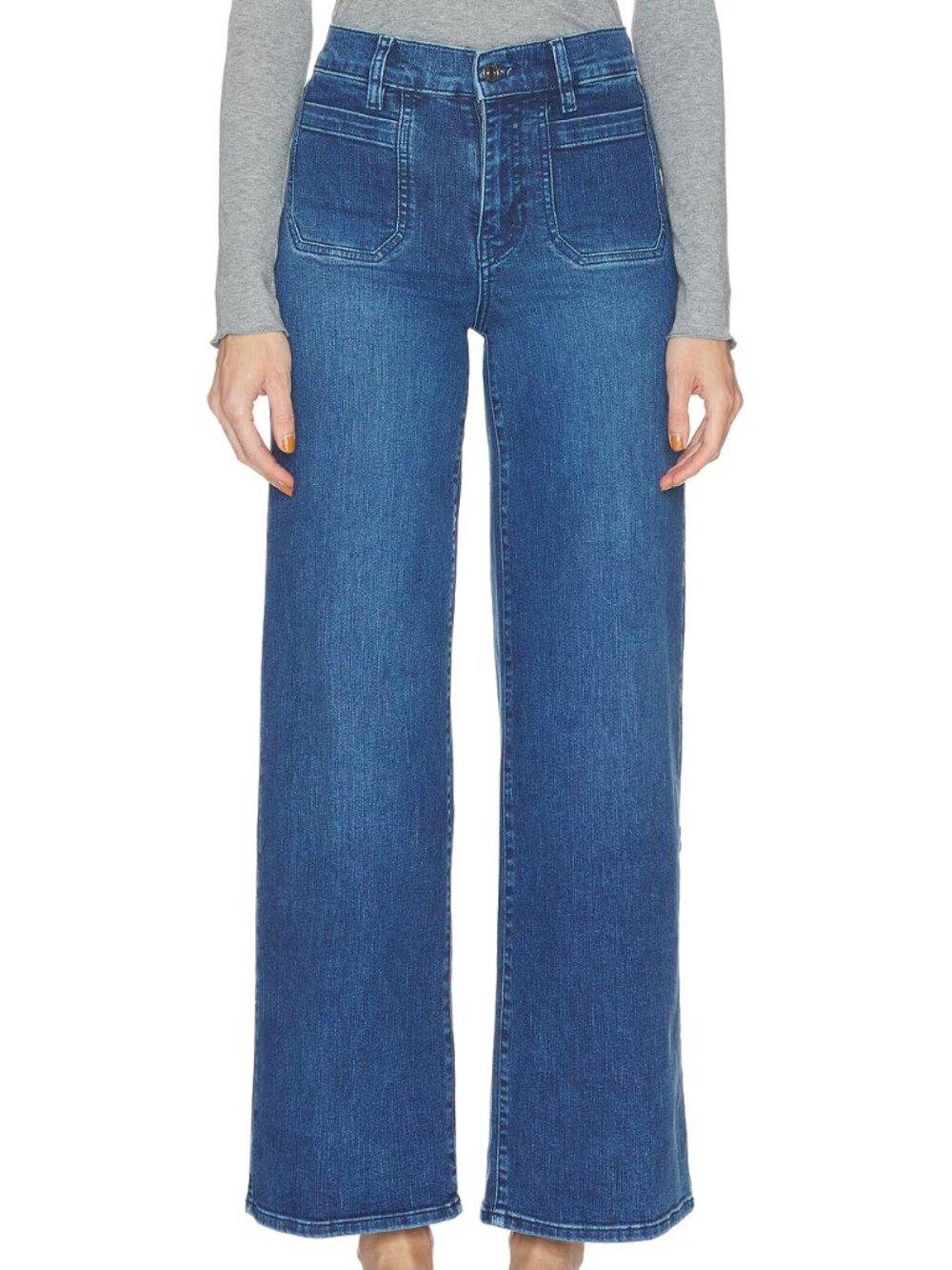 FRAME Le Slim Palazzo Modernist Pocket Jeans 26